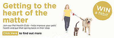 Join our Pet Health Club and win a FitBit!