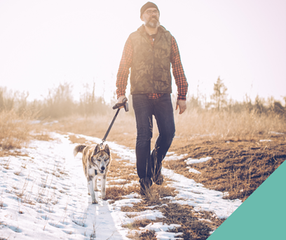 Man with Dog