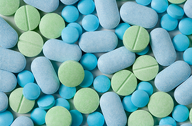 A collection of medication